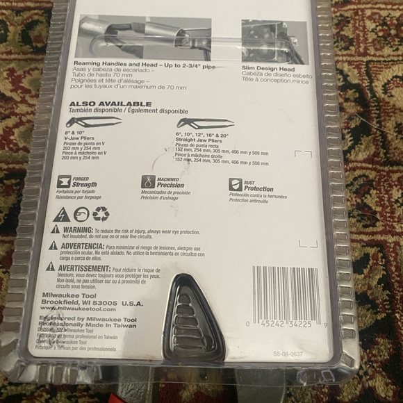 Milwaukee Red Hex Jaw Pliers - Picture 4 of 4